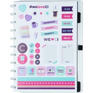 Caderno Inteligente Grande Ice Grey 80fls-113814-12859