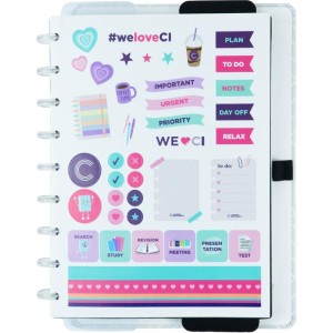 Caderno Inteligente Medio Ice Grey 80fls-113815-21222