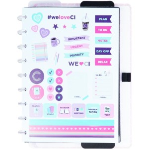 Caderno Inteligente Medio Ice Pink 80fls.-114183-91211