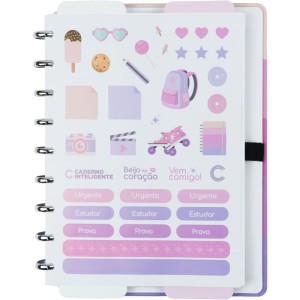 Caderno Inteligente Medio Unique By Cacau 80fls-114189-22317