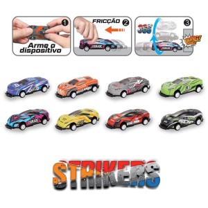 Carrinho A Friccao Strikers Colec.em Metal (s)-114784-92745