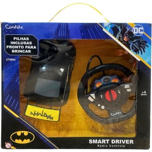 Carrinho Controle Remoto Batman Smart Driver 3func/pilh-115663-47544