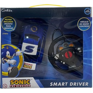 Carrinho Controle Remoto Sonic Smart Driver 3func/pilha-115655-81332