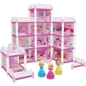 Casinha De Boneca Castelo Da Princesa 240pcs-114730-44599