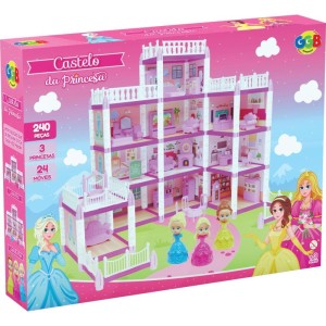 Casinha De Boneca Castelo Da Princesa 240pcs-114730-44824