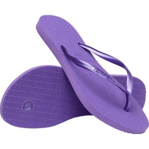 Chinelo Havaianas Feminino Slim 35/6 Lilas Escuro-116154-68375