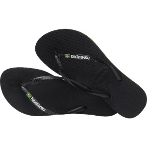 Chinelo Havaianas Feminino Slim Brasil 35/6 Preto-116166-98929