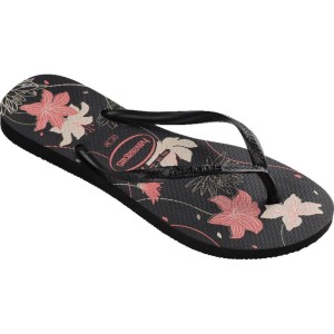 Chinelo Havaianas Feminino Slim Organic 35/6 Preto/cinza-116184-24886