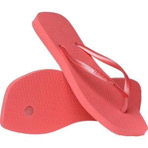 Chinelo Havaianas Feminino Slim Square 35/6 Coral Tropica-116204-21109