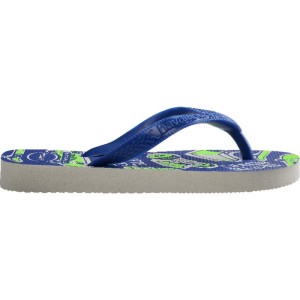 Chinelo Havaianas Infantil Kids Athletic 25/6 Branco/azul-116103-59835