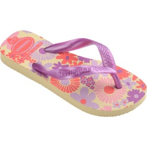 Chinelo Havaianas Infantil Kids Flores 25/6 Buttercream-116122-36954