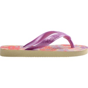 Chinelo Havaianas Infantil Kids Flores 25/6 Buttercream-116122-52562