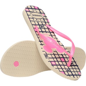 Chinelo Havaianas Licenciado Slim Disney 35/6 Bege Palha-116190-90302