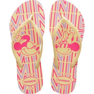 Chinelo Havaianas Licenciado Slim Disney 35/6 Buttercream-116193-73243