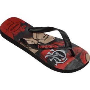 Chinelo Havaianas Licenciado Top Flamengo 37/8 Preto-116047-44640