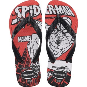 Chinelo Havaianas Licenciado Top Marvel 35/6 Vermelho/preto-116039-85208