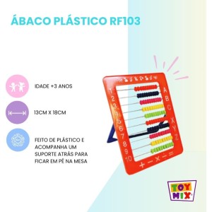 Contador Abaco Plastico Rf103 18x13cm (s)-114211-15821