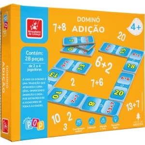 Domino Adicao+ Em Madeira 28pcs-115591-88535