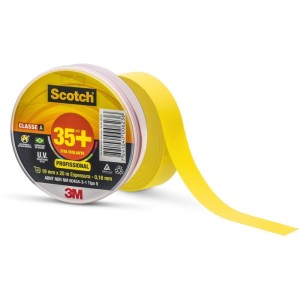 Fita Isolante Scotch 35+ 19mmx20m Amarela-106079-81113