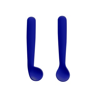 Kit Duas Colheres De Silicone First Bites No Case - Azul-BB1045-12342