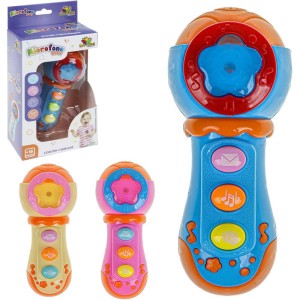 Instrumento Musical Microfone Baby C/luz E Som-116375-58042