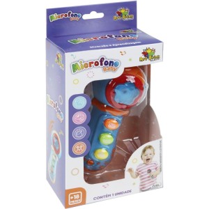 Instrumento Musical Microfone Baby C/luz E Som-116375-84661