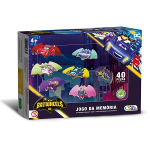 Jogo Da Memoria Em Madeira Batwheels 40 Pecas-115449-60404