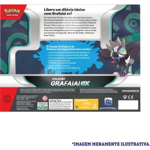 Jogo De Cartas Pokemon Box Grafaiai Ex-114174-79719