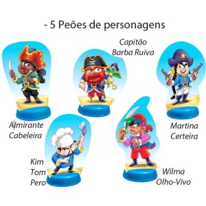 Jogo De Tabuleiro Corre Pirata 60pecas-115446-14674