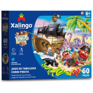 Jogo De Tabuleiro Corre Pirata 60pecas-115446-42674