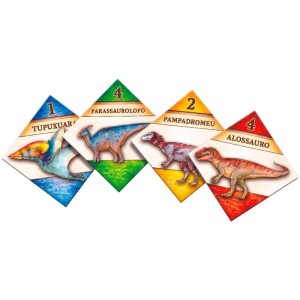 Jogo De Tabuleiro Dinossauro Pangeia 55 Pecas-115447-74921