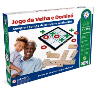 Jogo Diverso Jogo Da Velha + Domino-115468-16878