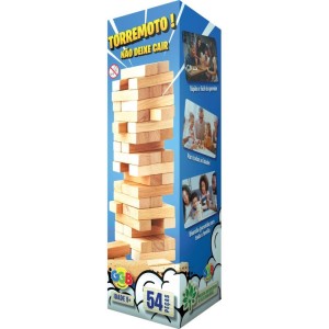 Jogo Diverso Terremoto Em Madeira 54pcs-114743-62742