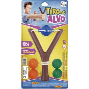 Lancador Tiro Ao Alvo C/4 Bolas-115680-81613