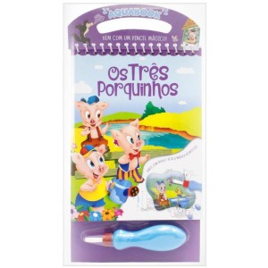 Livro Aquabook Os 3 Porquinhos 27,6x13,6 10pg-115051-69151