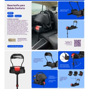 Base Isofix Para Bebês Conforto Multikids Litet E Disney-BB295-15628