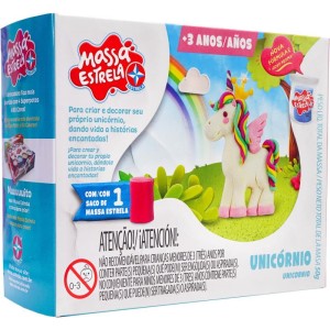 Massa Para Modelar Criativa Massa Kit Unicornios-115492-12730