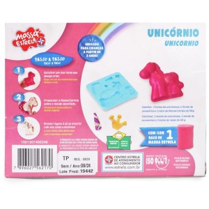 Massa Para Modelar Criativa Massa Kit Unicornios-115492-70255