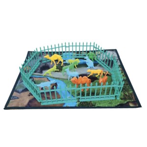 Miniatura Colecionavel Zoologico Playset Tapete P 20p-115618-74466