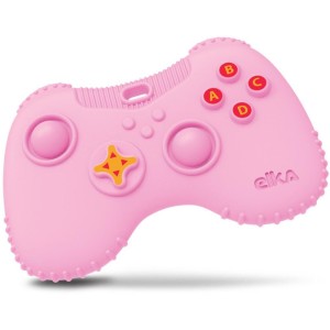 Mordedor Infantil Controle Gamepad Rosa-114230-14901