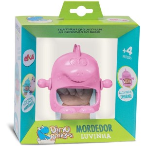 Mordedor Infantil Luvinha Dino Rosa-114229-14805