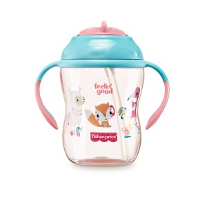 Copo De Treinamento Com Canudo First Moments - Rosa Pink Lemonade-BB1017-40779