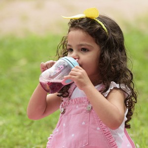 Copo De Treinamento Com Canudo First Moments - Rosa Pink Lemonade-BB1017-64176