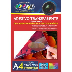 Papel Fotografico Inkjet A4 Transparente Adesivo 120g-114518-17177