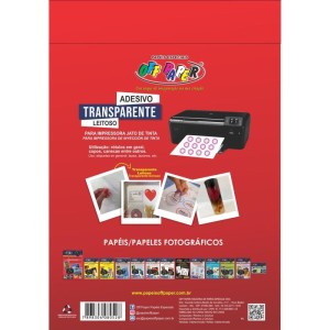 Papel Fotografico Inkjet A4 Transparente Adesivo 120g-114518-97882