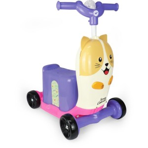 Patinete Scooty Cat Rosa 3em1 20kg-113818-35086