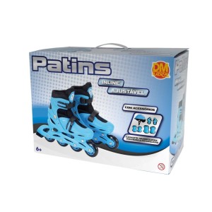 Patins Kit Inline Ajust. Azul N.34-37-116338-66569