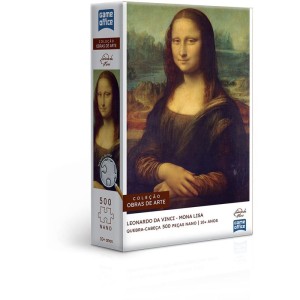 Quebra-cabeca Cartonado A Monalisa 500pcs Nano-113481-16454