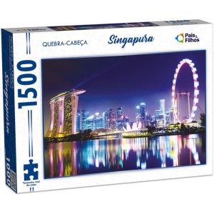 Quebra-cabeca Cartonado Singapura 1500 Pecas-115478-52400