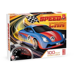 Quebra-cabeca Cartonado Speed Car 100 Pecas 24x16x5cm-115409-50348